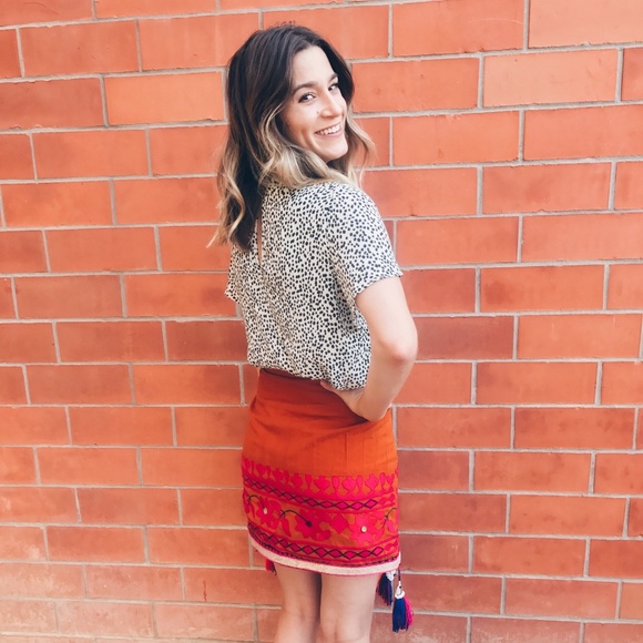 Brown Indie Tassel Skirt - Picture 7 of 7